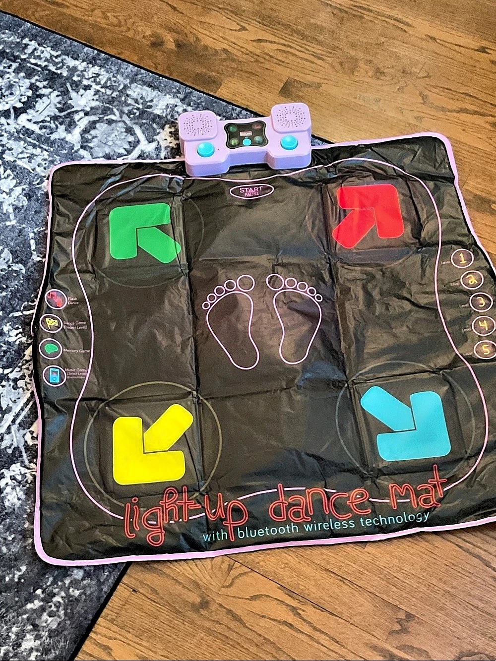 Kidzlane Light-Up Dance Mat with Bluetooth Wireless Technology